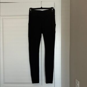 lululemon athletica Black High-Rise Leggings with Side Pockets